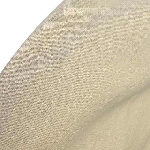 Spiritual Gangster Boyfriend Pullover Sweater, Graphic Lovers Club, Cream, Sz M - Picture 8 of 11